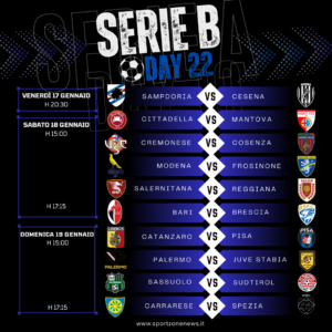SERIE B - CALENDARIO E CLASSIFICHE